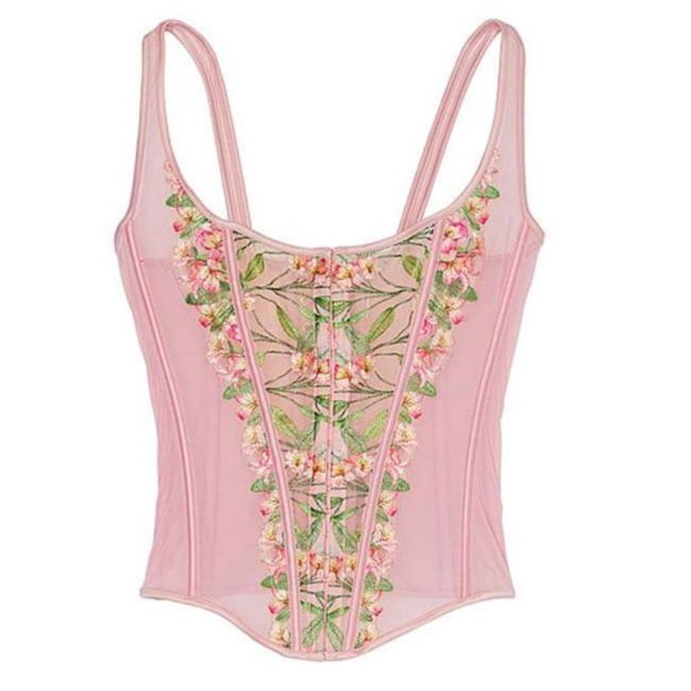 Victoria's Secret Pink Floral Corset